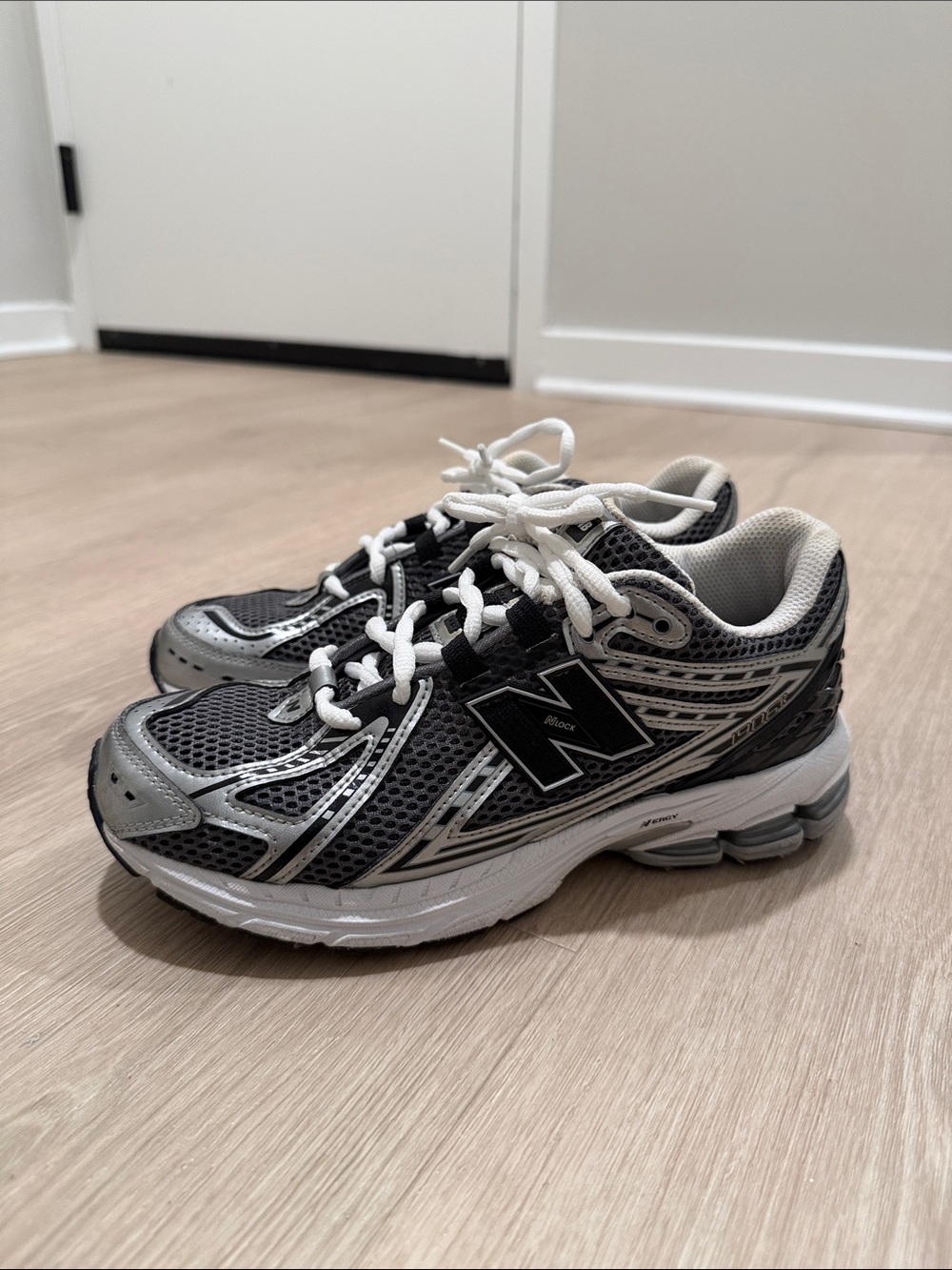 New Balance 1906r Kids Black and Gray Athletic Sneakers